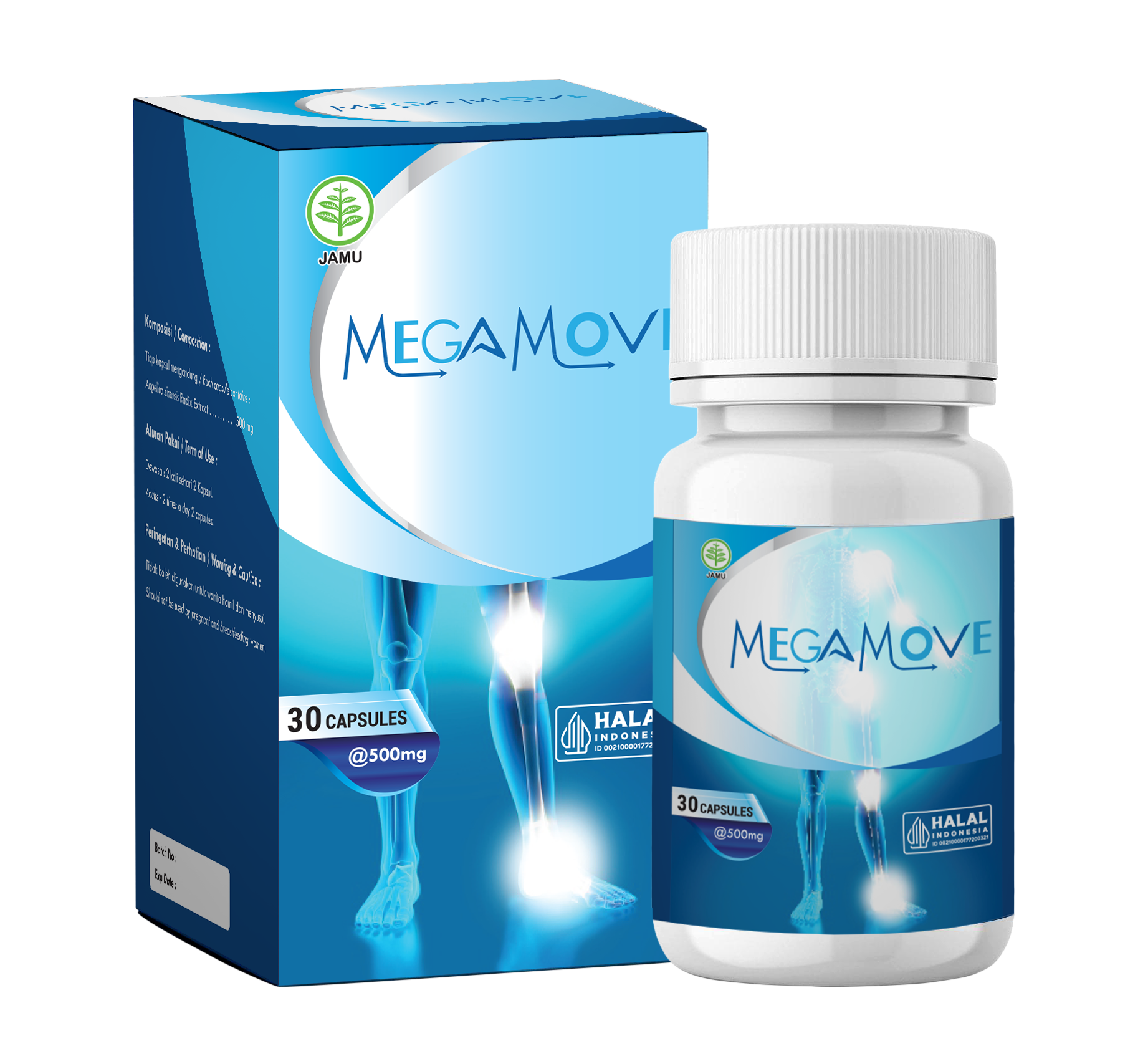 Megamove – kapsul untuk fleksibilitas dan kenyamanan sendi